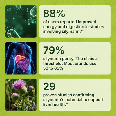 Hepova™ Milk Thistle Liver & Bloat Support